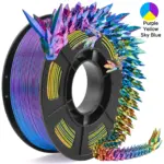 *חוט הדפסה תלת מימד טריקולור מרהיב – PLA משי* 🌈