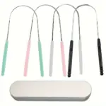 *מגרד לשון מנירוסטה מלאה – פתרון מושלם לריח רע מהפה* 🦷