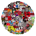 *מדבקות רוק קלאסיות – חבילת ענק למעצבים! 🎸*