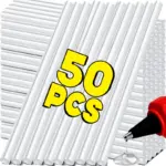 *מקלות דבק חם שקופים איכותיים – סט 7/11 מ"מ* 🔥