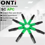 *מחבר סיבים אופטיים SC APC מקצועי – חיבור מהיר ללא הלחמה!* 🔌