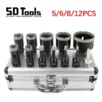 *סט מקדחי יהלום מקצועיים לקדיחה יבשה בקרמיקה 🛠️*