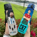 *בקבוק ספורט מעוצב משחקני הכדורגל הגדולים – 650ML* ⚽️