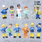 *סט 12 בובות פייר סם – דמויות אנימציה איכותיות* 🚒