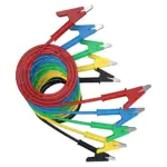 *סט 5 כבלי תנין מקצועיים עם בידוד כפול* 🔌