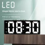 *שעון דיגיטלי LED מעוצב למשרד – עם מראה מובנית* 🪞⏰