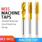 *סט מקדחי תבריג מקצועיים מקוברה HSS מצופי טיטניום* 🛠️