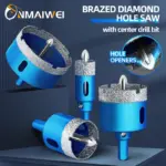 *סט מקדחי יהלום מקצועיים לקדיחה בקרמיקה, שיש וזכוכית* 🔨