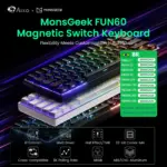 *מקלדת מכנית Akko MonsGeek FUN60 – חווית הקלדה ברמה הכי גבוהה* ⌨️🔥