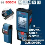 *מד לייזר BOSCH GLM 100-25 C מקצועי למדידת מרחקים* 📏