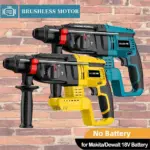 *פטישון חשמלי נטען 26 מ"מ מקצועי – תואם סוללות מקיטה/דיוולט* 🔨