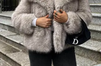 *ז'קט פרווה מלאכותית מדליק! קרופ סטייל מושלם לכל לוק* 🧥✨