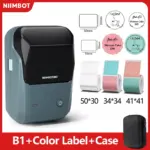 *מדפסת תוויות אלחוטית Niimbot B1 Mini – פתרון מושלם למשרד מאורגן!* 🖨️