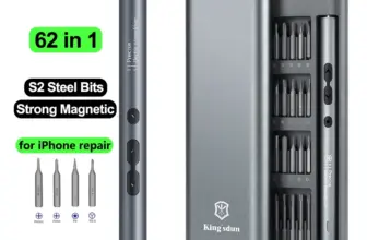 *מברג חשמלי נטען 62 חלקים – הכלי שכל בית חייב! 🔧*