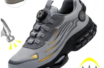 *נעלי עבודה מחוזקות מפלדה – בלתי ניתנות להריסה!* 👟💪