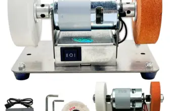 *משחזת חשמלית מקצועית דו-ראשית 100W* 🛠️