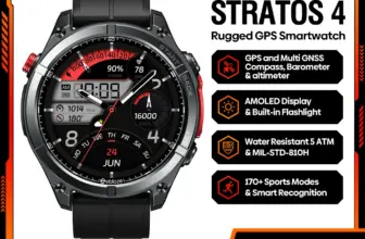 *שעון חכם Zeblaze Stratos 4 GPS עם מסך AMOLED – דגם 2025 החדש!* ⌚🔥