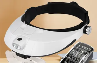 *זכוכית מגדלת מקצועית עם תאורת LED נטענת* 🔍