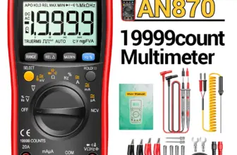 *מד מתח דיגיטלי מקצועי ANENG AN870 – הכי מדויק שיש!* 🔌