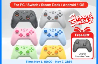 *גיימסיר בקר משחק Nova Lite – השליטה האולטימטיבית למחשב, סוויץ', אנדרואיד ו-iOS* 🎮