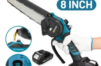 *מסור שרשרת חשמלי אלחוטי 8 אינץ' GISAM – מתאים לסוללת Makita 18V* 🪚🔋