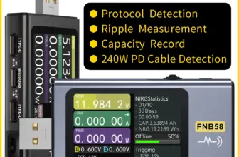 *בודק מתח USB דיגיטלי מקצועי – המכשיר שכל משרד חייב!* 🔌📱