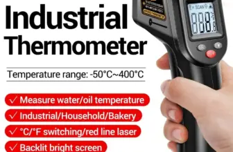 *אקדח מדידת חום וטמפרטורה דיגיטלי מקצועי ANENG TH201* 🌡️