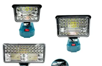 *פנס לד נטען לעבודה מקצועית – תואם סוללות Makita* 🔦