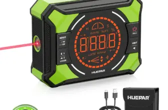 *מד זווית דיגיטלי לייזר מקצועי Huepar* 📏