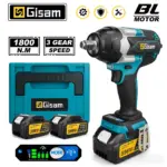 *מברגת אימפקט חשמלית Gisam 1800N.M ללא מברשות – מתחברת לסוללת Makita 18V* 🔩⚡