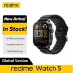 *שעון חכם realme watch 5 גרסה גלובלית – 1.97" AMOLED* ⌚🔥