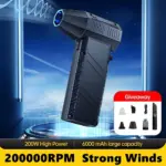 *מפוח אוויר מקצועי X6 עם עוצמה של 200,000 סל"ד לניקוי מושלם* 💨💻