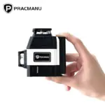 *מד לייזר 3D מקצועי 12 קווים – ירוק עוצמתי* 🟢