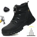 *מגפי בטיחות בלתי ניתנים להריסה עם כיפת פלדה – בוטס לעבודה*