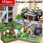 *סט משחק מגנטי 192 חלקים – פיתוח חשיבה מרחבית ויצירתיות* 🧩🔍