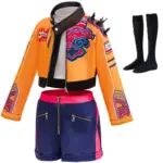 *תחפושת דמון איכותית לילדים – סט מושלם של רומי לפורים/הלואין* 🎭👻