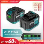 *🔋 סוללת ליתיום נטענת 22500mAh למכשירי חשמל מקצועיים*