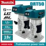 **מכונת כרסום Makita DRT50 נטענת – ללא מברשות! 🔥**