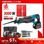 *מסור חשמלי נטען ONEVAN 3000W – כוח אדיר במחיר מטורף!* ⚡🔧