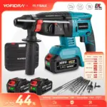 *מקדחה נטענת חסרת פחמים 26MM – תואמת סוללות Makita!* 🔨