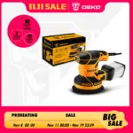 *מלטשת אורביטלית DEKO DKOS32XL125 – 320W מקצועית למחיר של תחביבנים!* 🔧