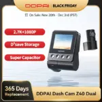 *מצלמת רכב DDPAI Z40 – חוויית צילום מקצועית לרכב* 🚗📹