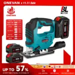 *מסור אנכי חשמלי חסר מברשות ONEVAN – 1000W עם 3 מהירויות* 🔨