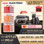 *מצלמת רכב DDPAI Z60 Pro 4K – עם חיישן SONY ו-GPS מובנה* 📹🚗