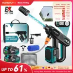 *אקדח שטיפה אלחוטי בלחץ גבוה 220Bar למכונות Makita 18V* 💪🚗