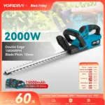 *מכסחת גדר חי חשמלית 2000W – גינה מושלמת ללא מאמץ!* 🌿✂️