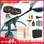 *מכונת שטיפה בלחץ 200Bar אלחוטית – 3000W עוצמה מטורפת! 💪*