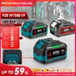 *🔋 סוללה נטענת ליתיום 22900mAh/29900mAh לכלי עבודה חשמליים 21V/18V*