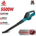 *מפוח עלים חשמלי נטען 5500W – הפתרון המושלם לחצר נקייה!* 🍂💨