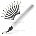 *🔧 כלי להסרת שבבים ושיוף קצוות – 10 להבי פלדה מתחלפים*